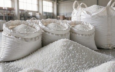 Ammonium Sulfate - white crystalline fertilizer
