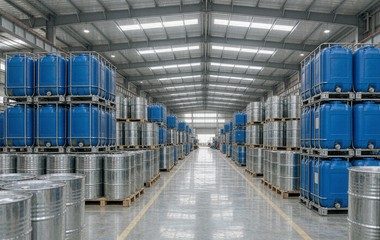 Industrial chemicals warehouse